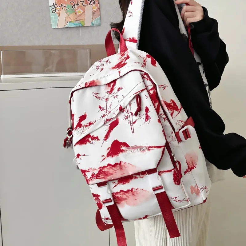 URBAN FOREST Nylon Backpack Unisex Multicolor-8