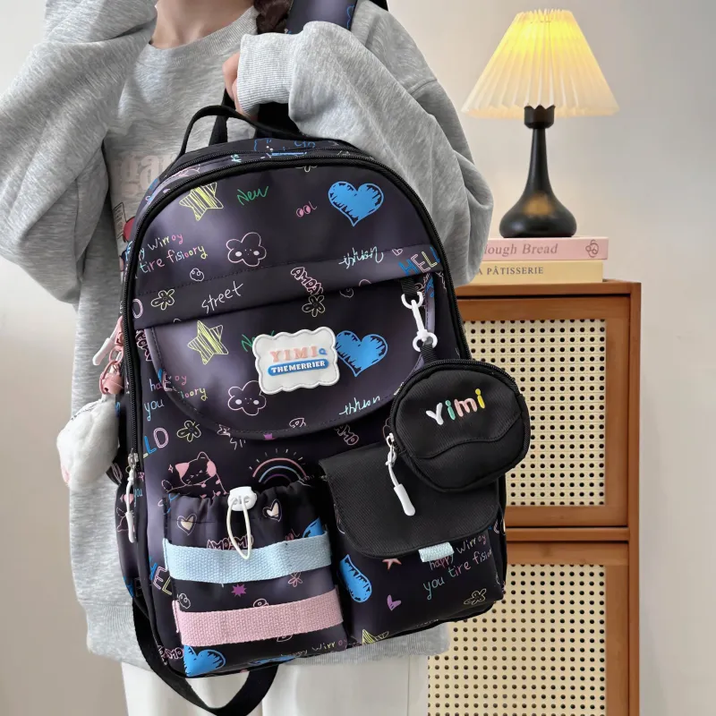 URBAN FOREST Nylon Backpack Women's Multicolor-8