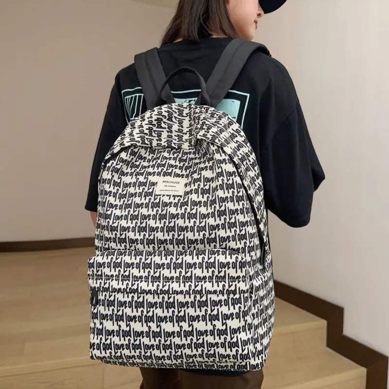 URBAN FOREST Nylon Backpack Unisex Multicolor-4