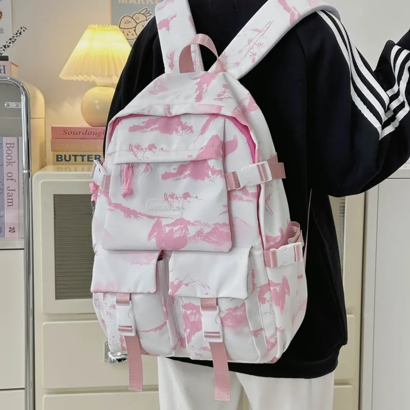 URBAN FOREST Nylon Backpack Unisex Multicolor-32