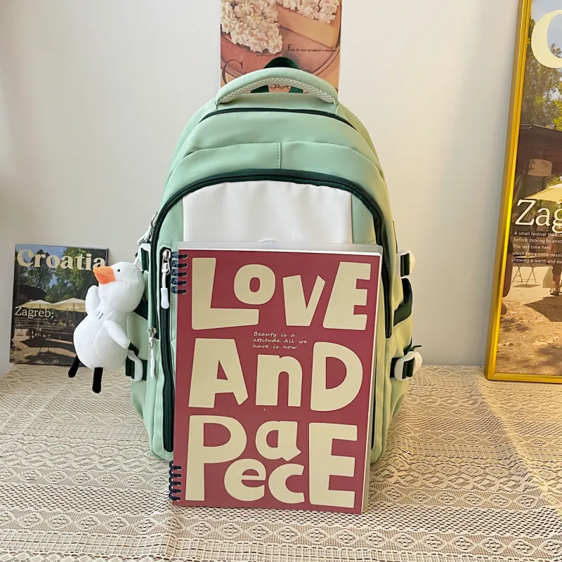 URBAN FOREST Nylon Backpack Unisex Multicolor-9