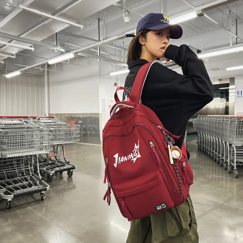 URBAN FOREST Nylon Backpack Regular Unisex Multicolor-11