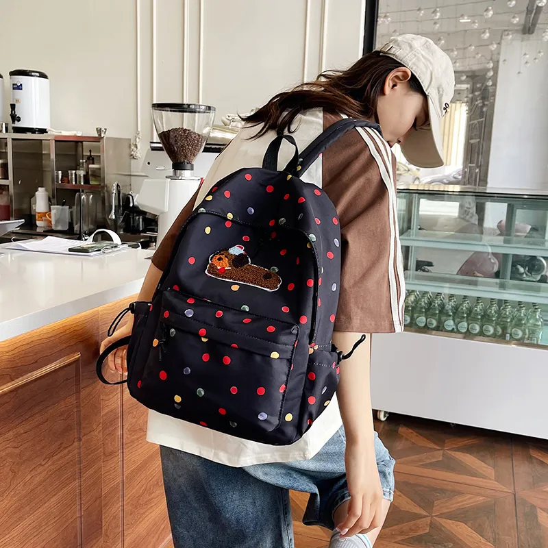 URBAN FOREST Nylon Backpack Women's Multicolor-11