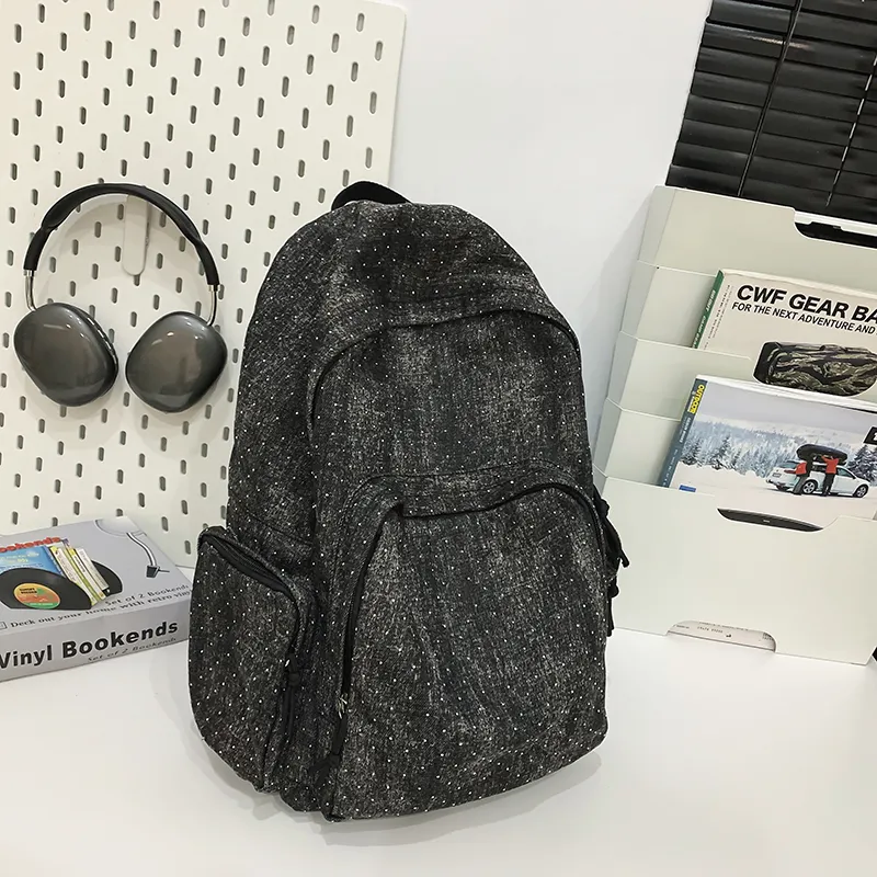 URBAN FOREST Denim Backpack Regular Unisex Multicolor-2