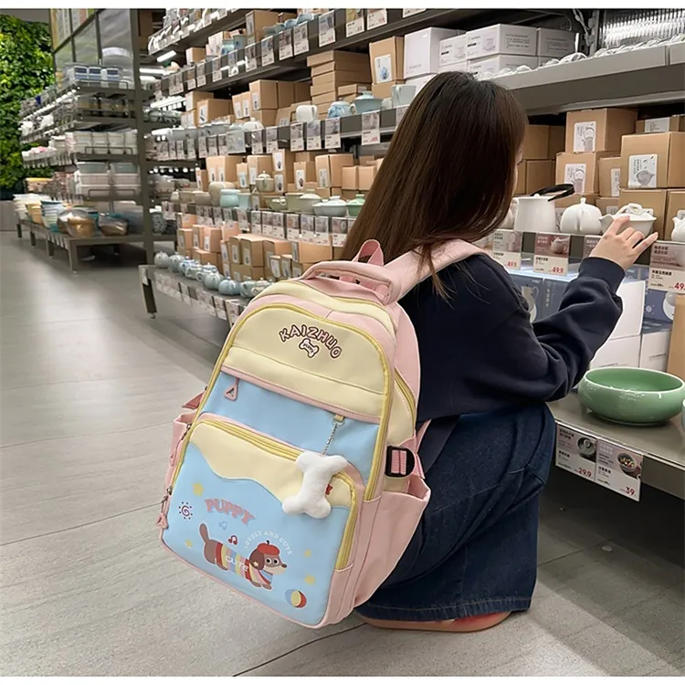URBAN FOREST Nylon Backpack Unisex Multicolor-7