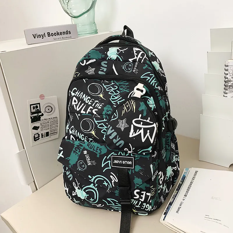 URBAN FOREST Nylon Backpack Unisex Multicolor-14