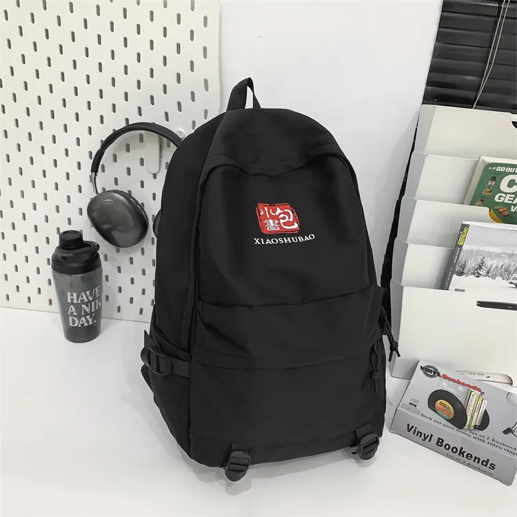 URBAN FOREST Nylon Backpack Unisex White/Black-5