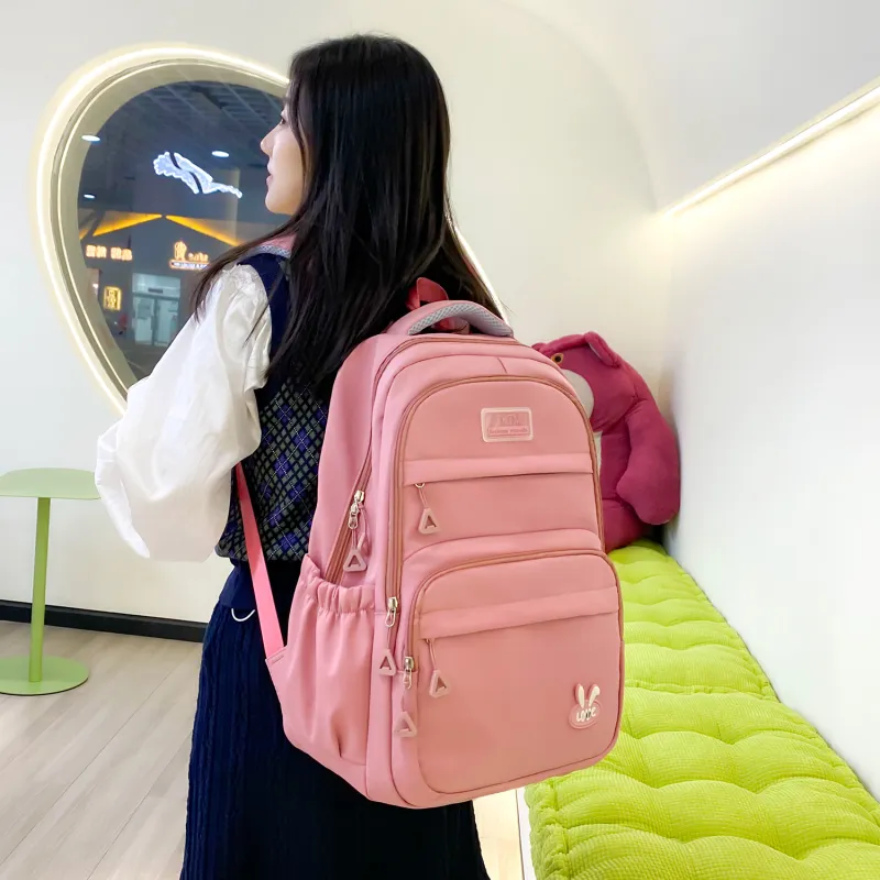 URBAN FOREST Nylon Backpack Laptop Backpack Unisex Multicolor-10