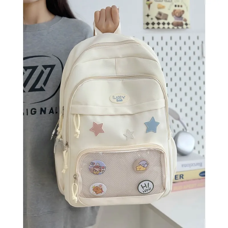 URBAN FOREST Nylon Backpack Regular Women's Multicolor-6