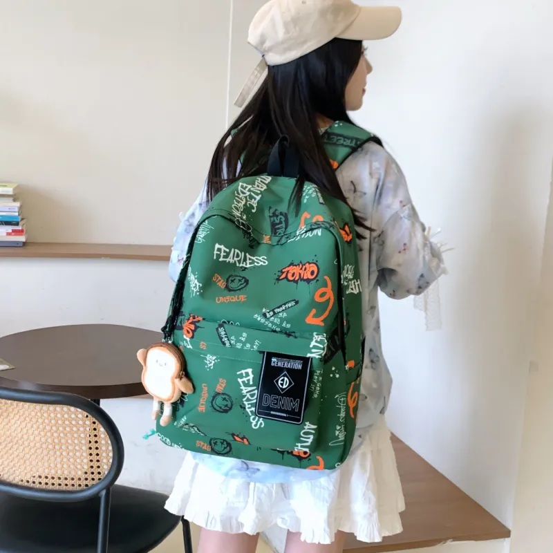 URBAN FOREST Nylon Backpack Unisex Multicolor-18