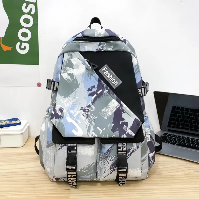 URBAN FOREST Nylon Backpack Unisex Multicolor-10