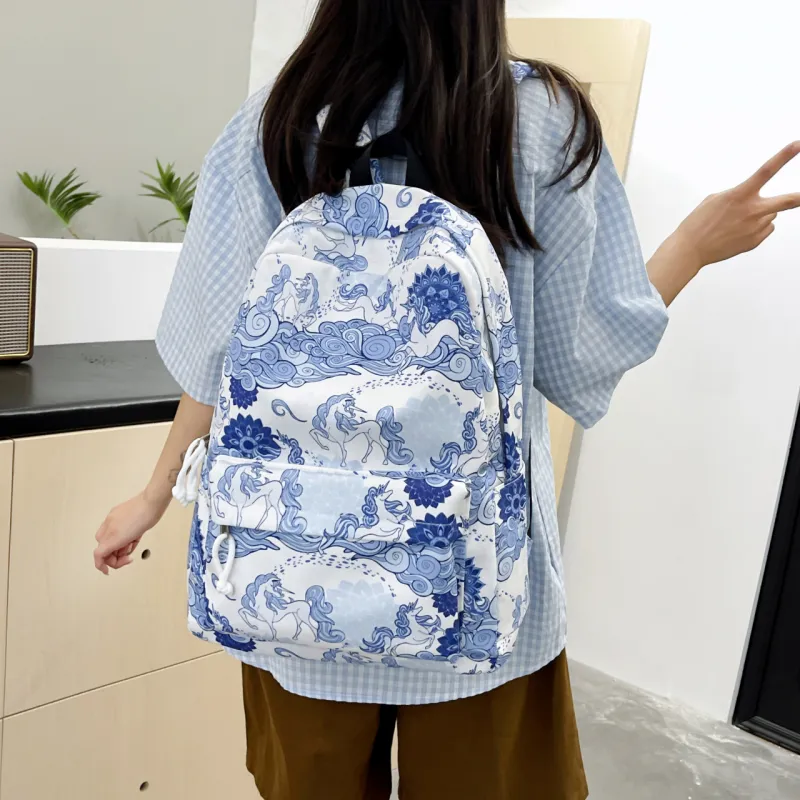 URBAN FOREST Nylon Backpack Regular Unisex Multicolor-23