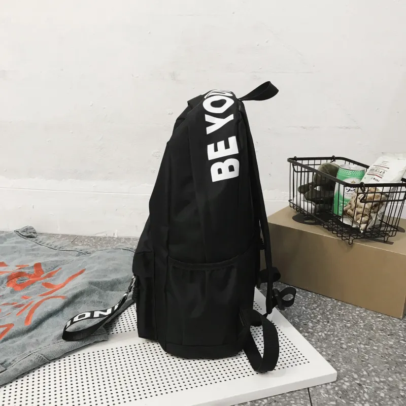 URBAN FOREST Oxford Backpack Unisex Black & Red/Black & Yellow/Light Gray/Dark Gray/Black/Red-22