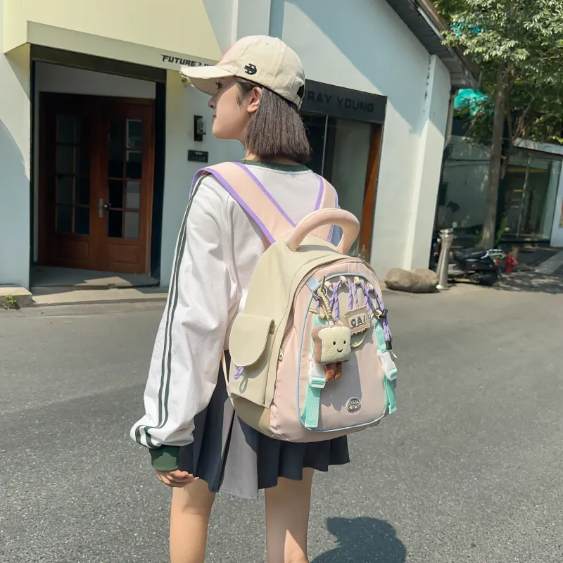 URBAN FOREST Nylon Backpack Women's Multicolor-12