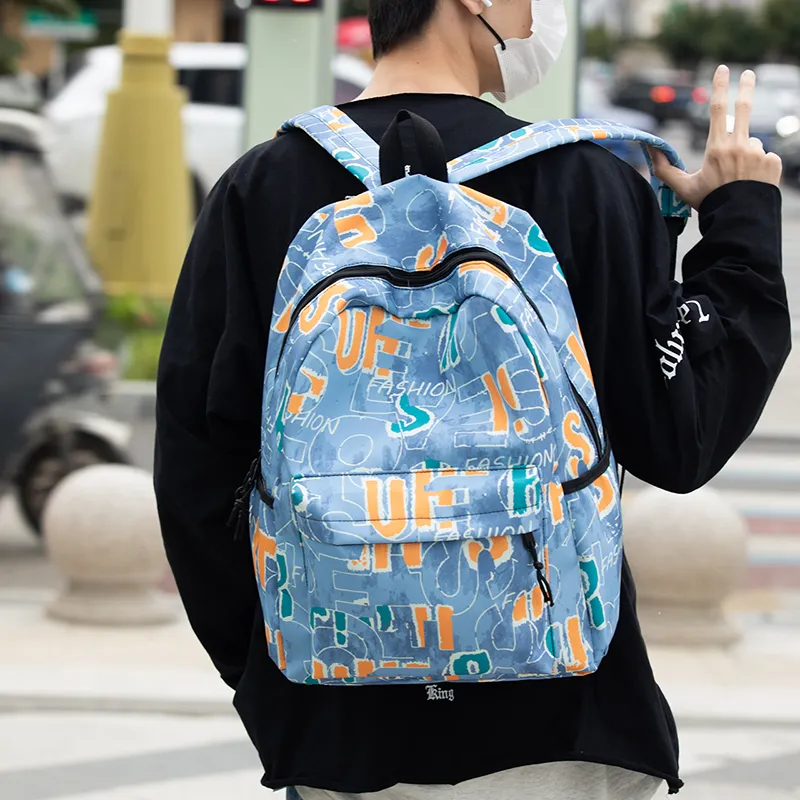 URBAN FOREST Nylon Backpack Unisex Multicolor-17