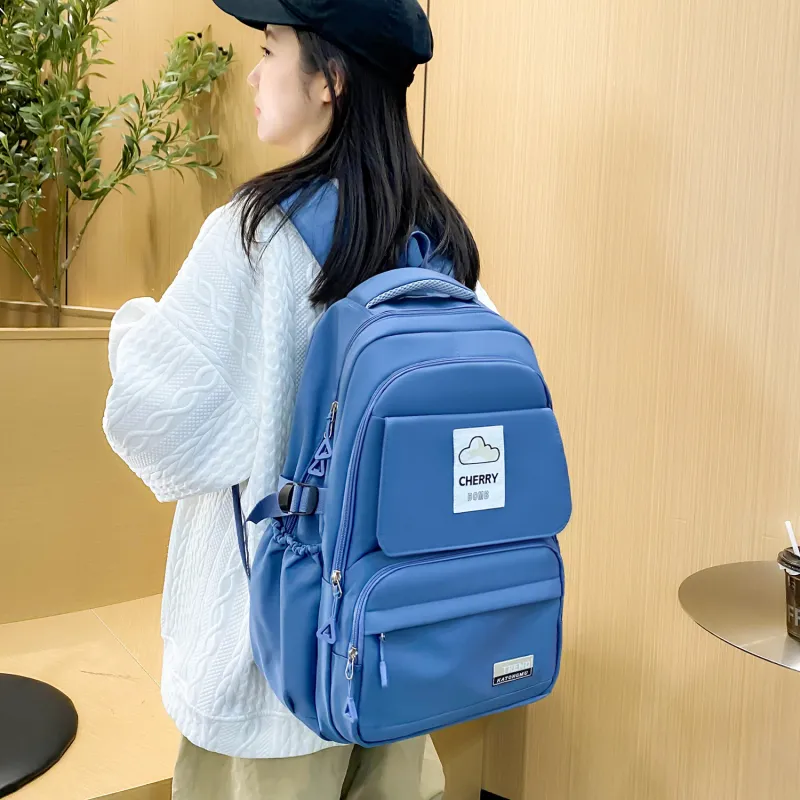 URBAN FOREST Nylon Backpack Regular Unisex Green/Black/Purple/Pink/Blue-9