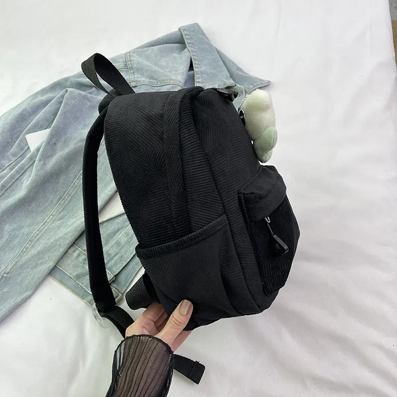 URBAN FOREST Nylon Backpack Women's Pink/Violet/Light Yellow/Light Green/Ivory/Black-8