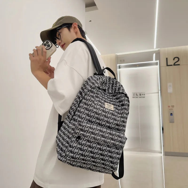 URBAN FOREST Nylon Backpack Unisex Multicolor-13
