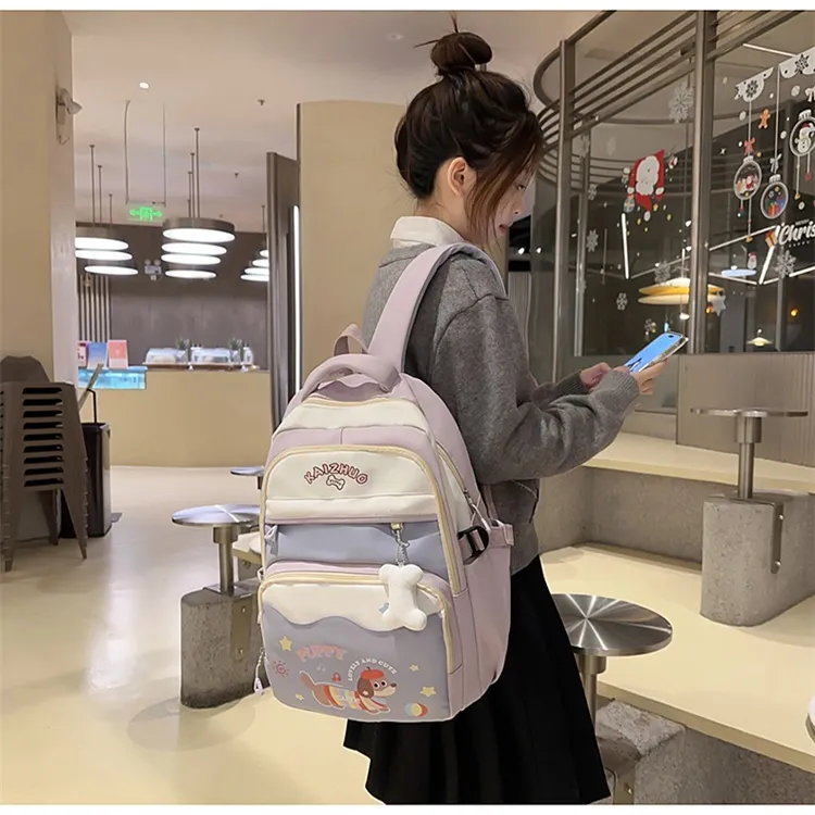 URBAN FOREST Nylon Backpack Unisex Multicolor-3