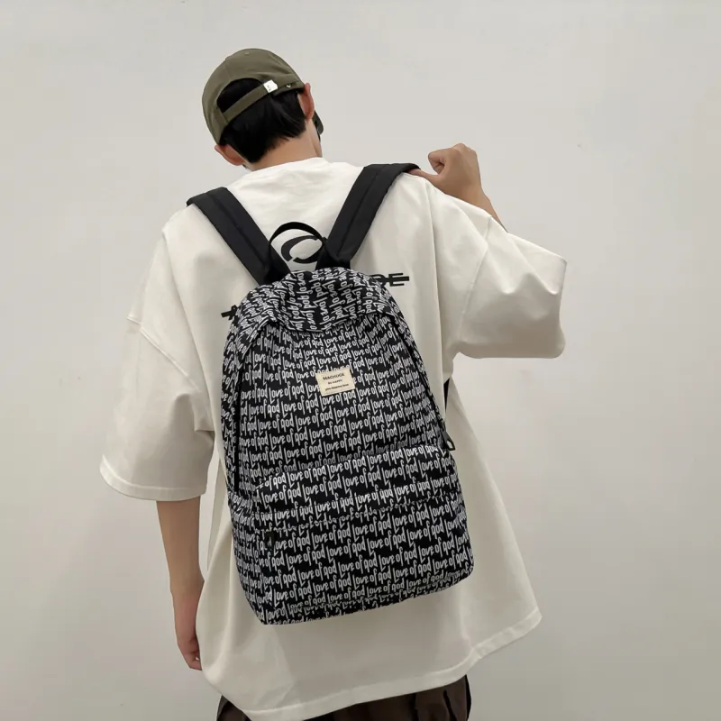 URBAN FOREST Nylon Backpack Unisex Multicolor-18