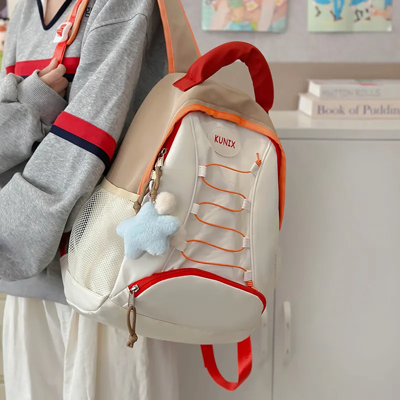 URBAN FOREST Polyester Backpack Regular Women's Multicolor-4