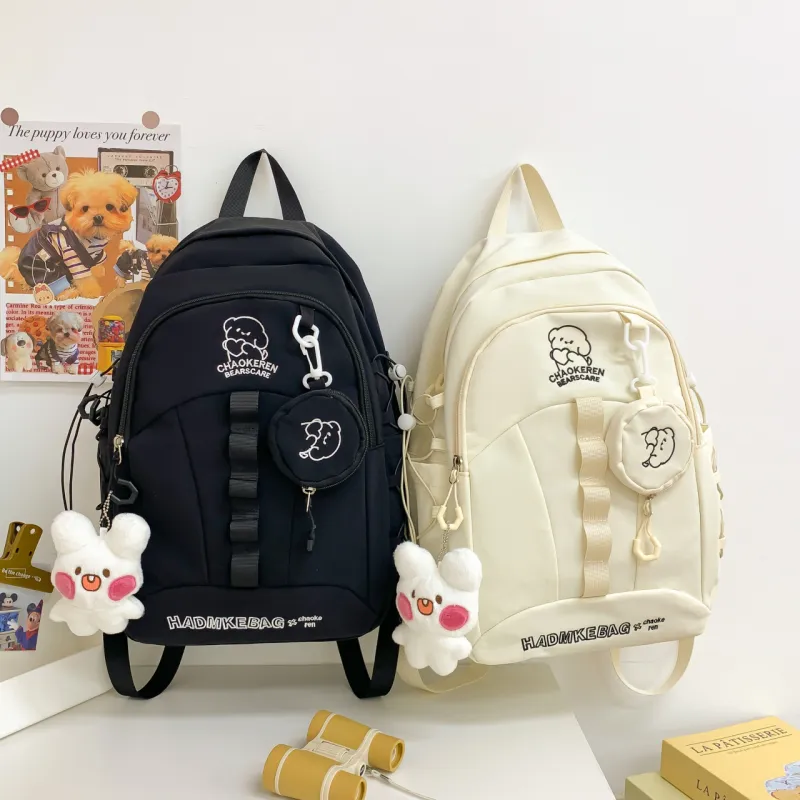 URBAN FOREST Composite Cloth Backpack Unisex Multicolor-6