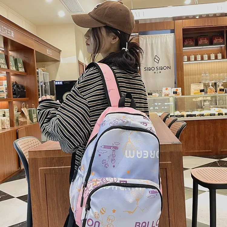 URBAN FOREST Nylon Backpack Unisex Multicolor-8