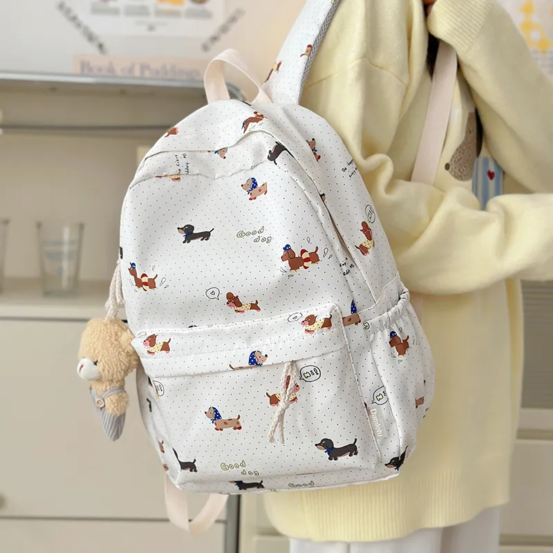 URBAN FOREST Nylon Backpack Unisex Multicolor-5