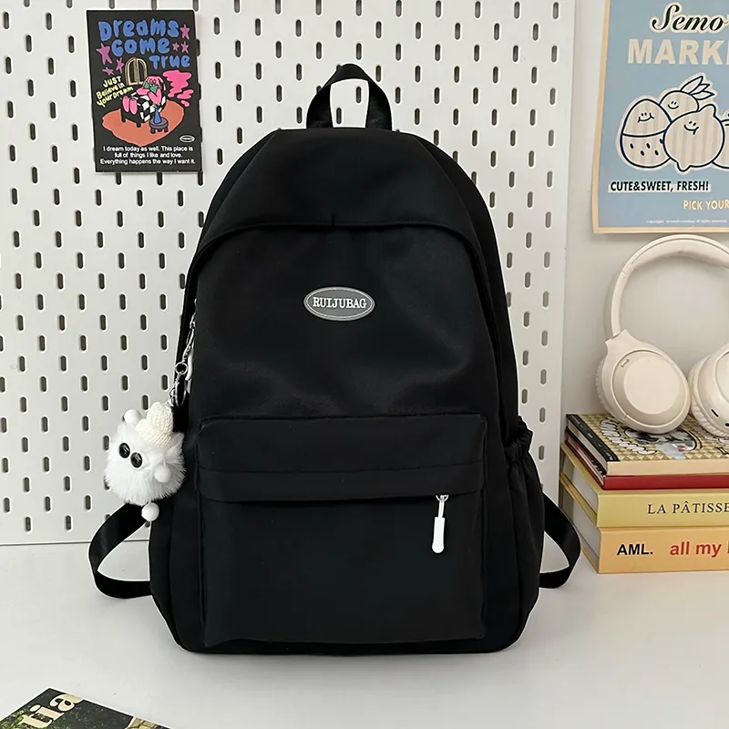 URBAN FOREST Nylon Backpack Unisex Green/Blue/Yellow/Black/White-19