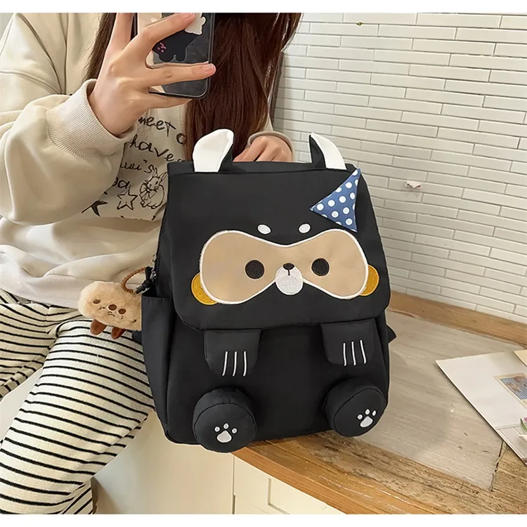URBAN FOREST Nylon Backpack Regular Unisex Gray/Black/Khaki-4