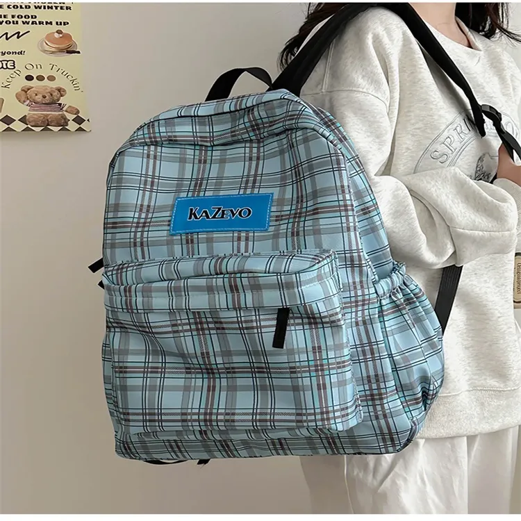 URBAN FOREST Nylon Backpack Women's Yellow/Blue/Pink-8