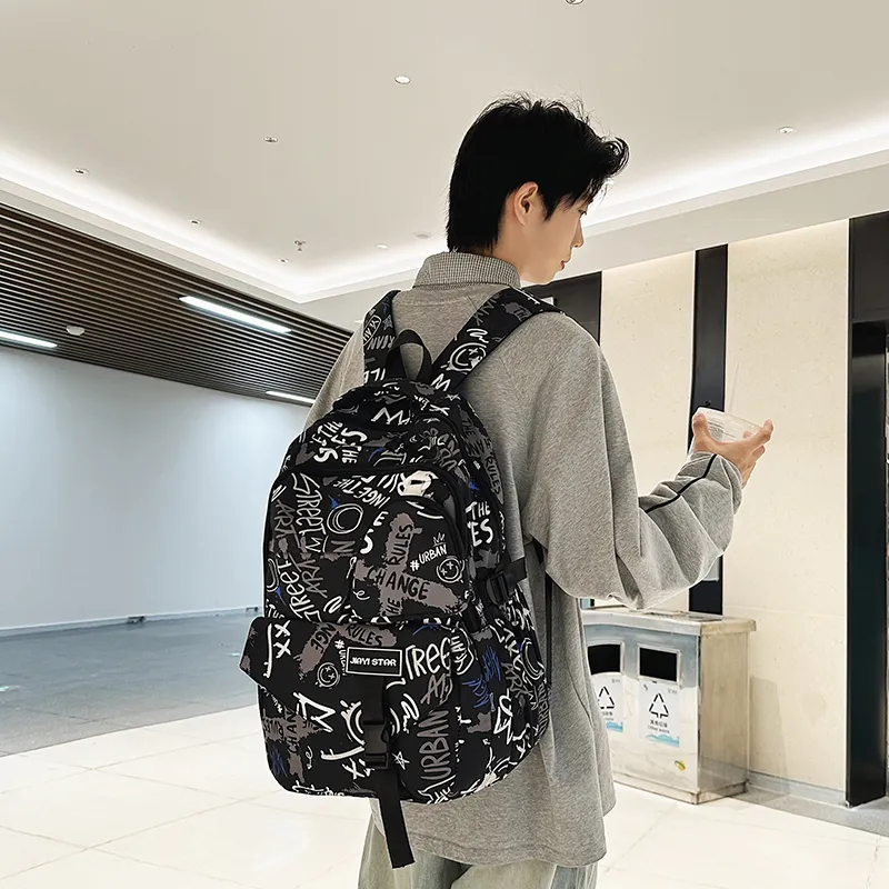 URBAN FOREST Nylon Backpack Unisex Multicolor-25