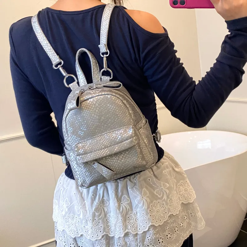 URBAN FOREST PU Backpack Women's Multicolor-10