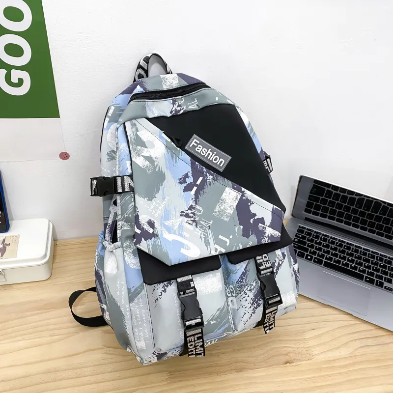 URBAN FOREST Nylon Backpack Unisex Multicolor-11