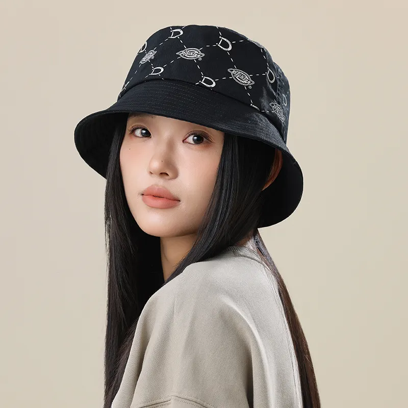 Dickies Cotton Bucket Hats Unisex Black-2