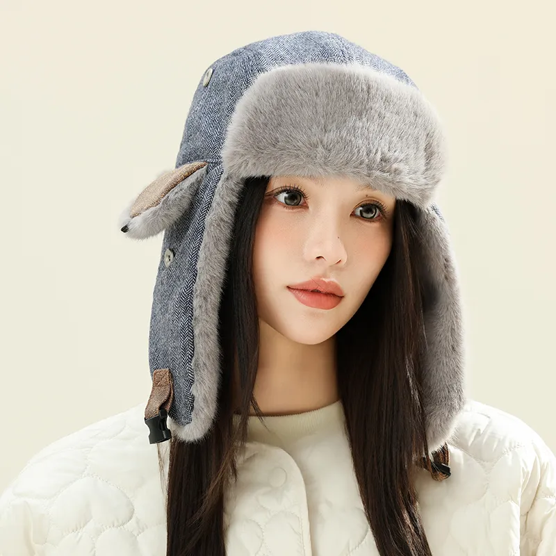 Dickies Polyester Trapper Hats Unisex-4