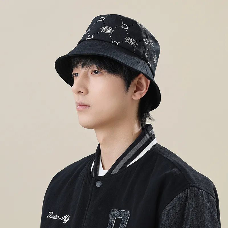 Dickies Cotton Bucket Hats Unisex Black-3
