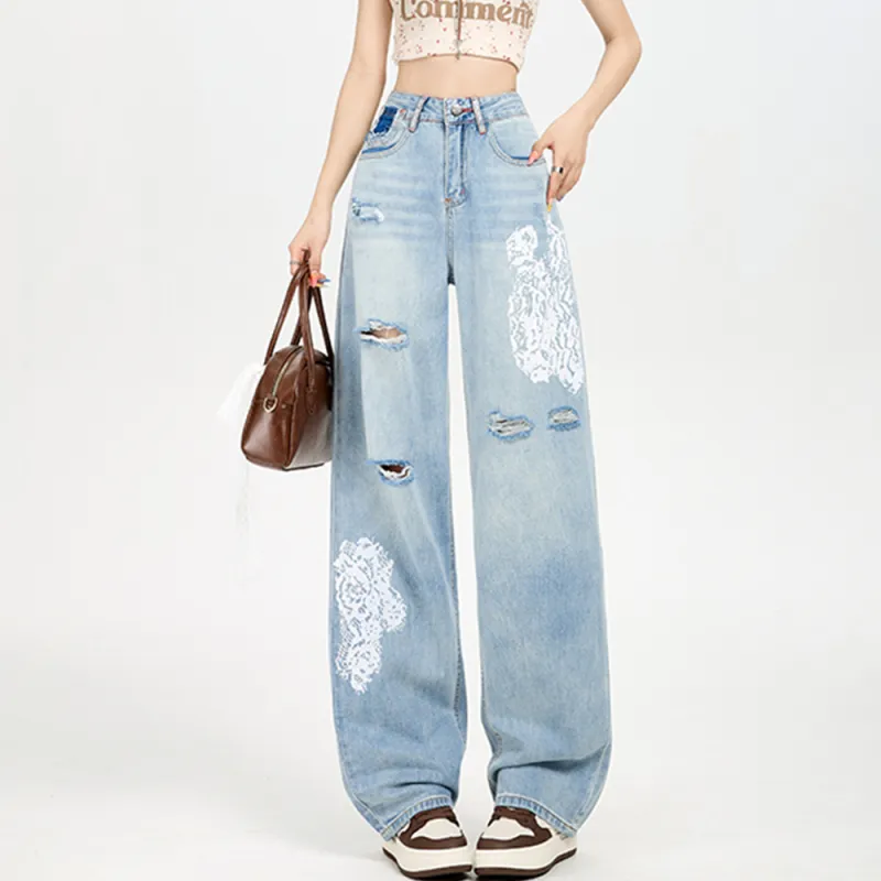 Olivia Share777 Jeans Women's Sky Blue-6