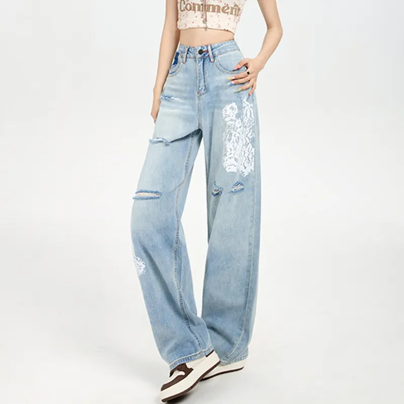 Olivia Share777 Jeans Women's Sky Blue-4