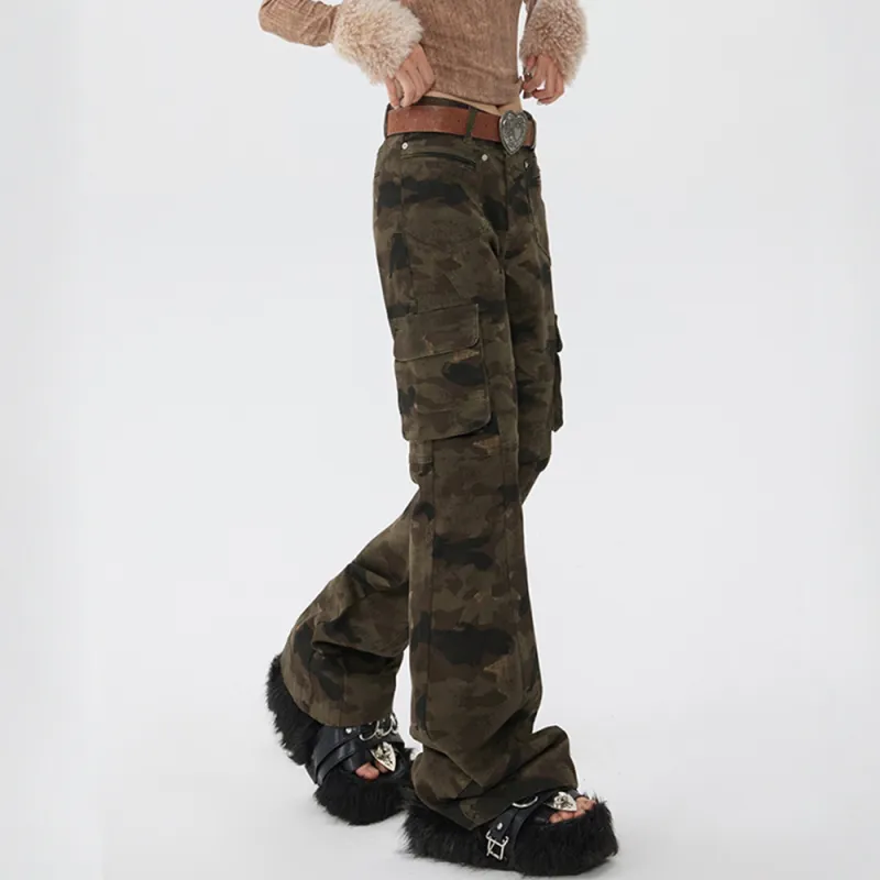 Olivia Share777 Jeans Women's Camouflage-4