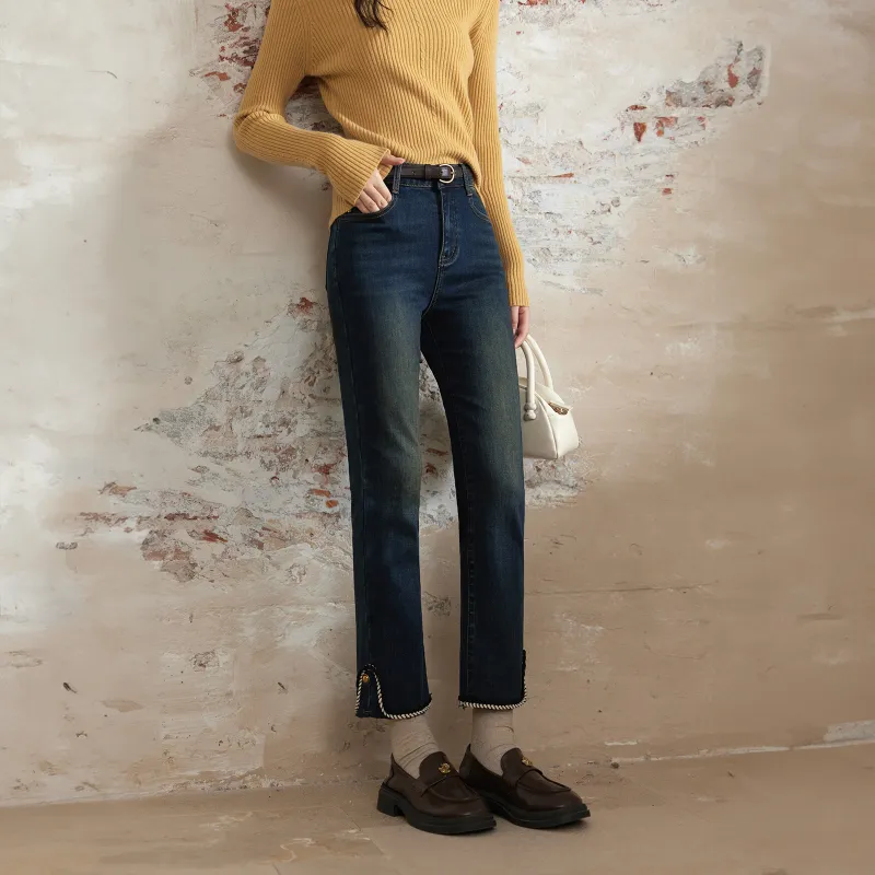 MISHOW Jeans Women's Denim Blue-3
