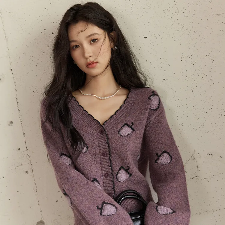 MISHOW Knitwear Women's Purple-3