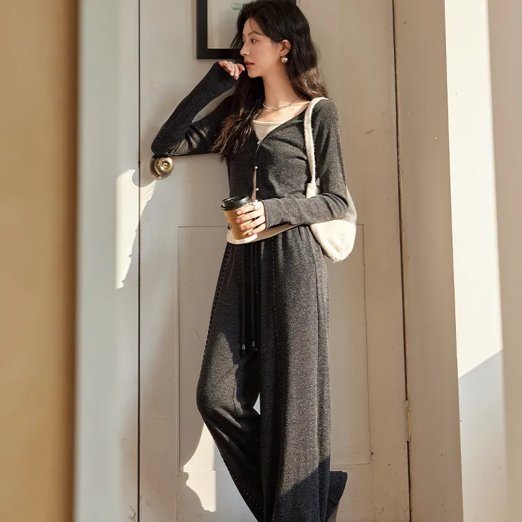 MISHOW Casual Suit Women's Mixed Color Black-2
