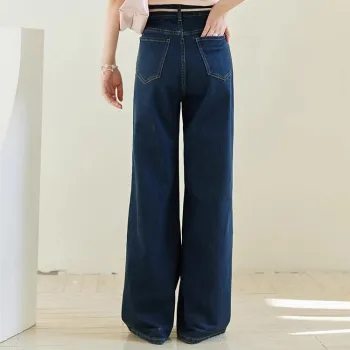 MISHOW Jeans Women's Vintage Dark Blue