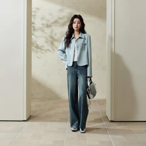 MISHOW Business Suit Women's Sea Salt Blue