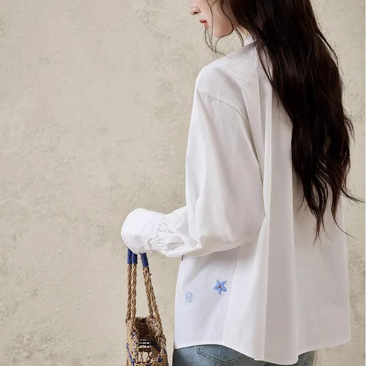 MISHOW Shirt Women's Sea Salt White-2