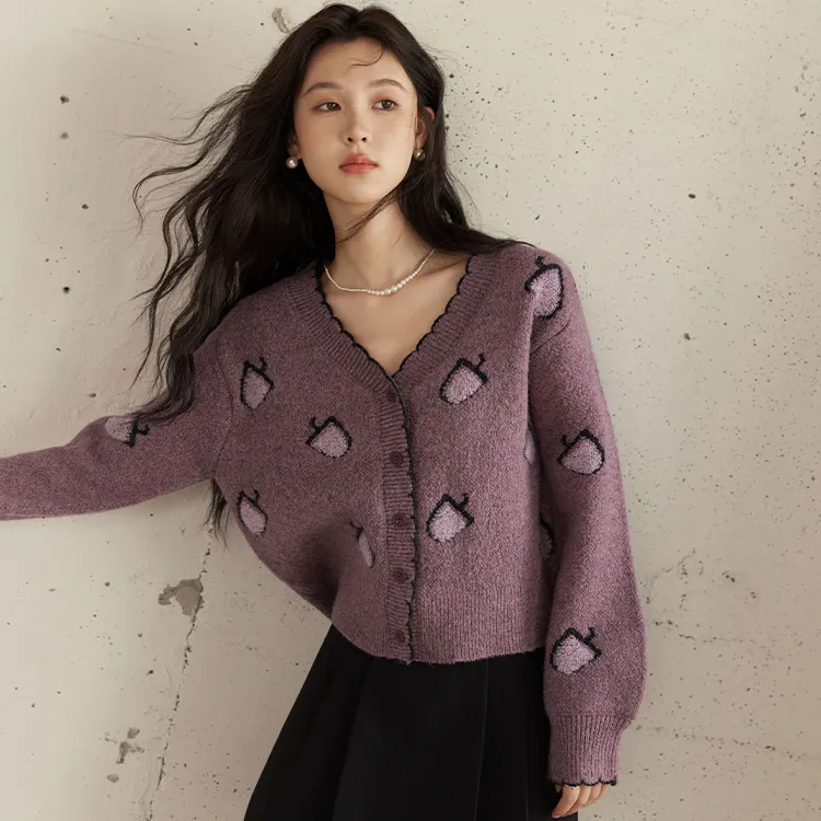 MISHOW Knitwear Women's Purple-2