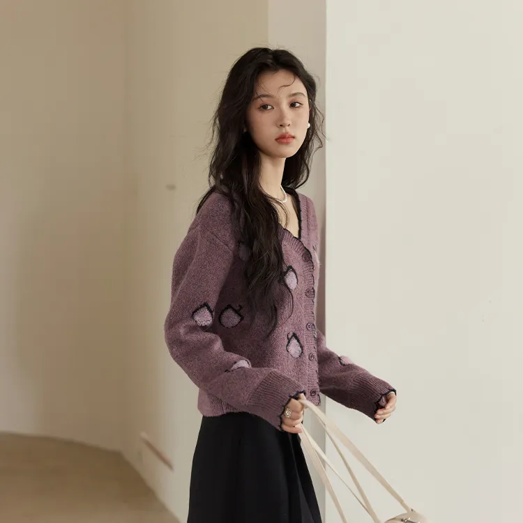 MISHOW Knitwear Women's Purple-6