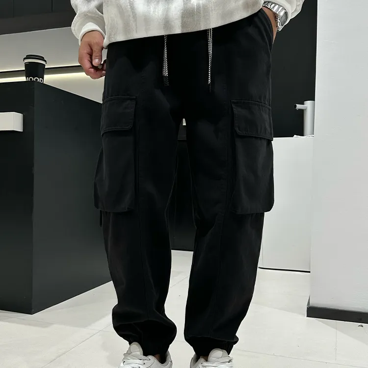 HALEBOSS Casual Pants Men-2