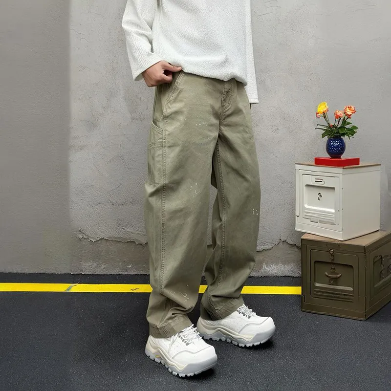 HALEBOSS Jeans Men Green-4